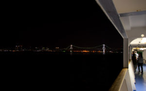 東海汽船 さるびあ丸から東京湾の眺め