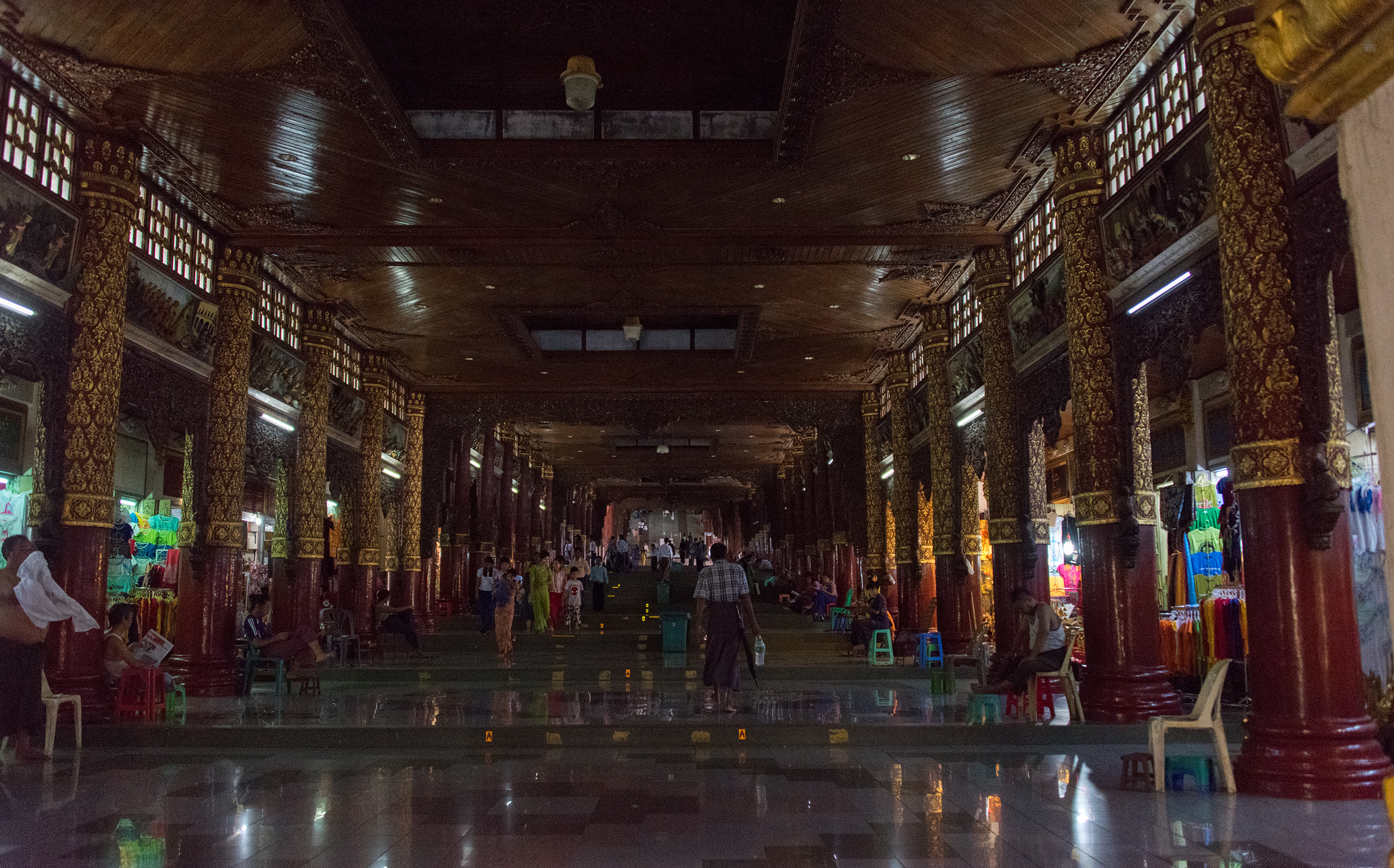 Yangon City, Myanmar : Shwedagon Pagoda